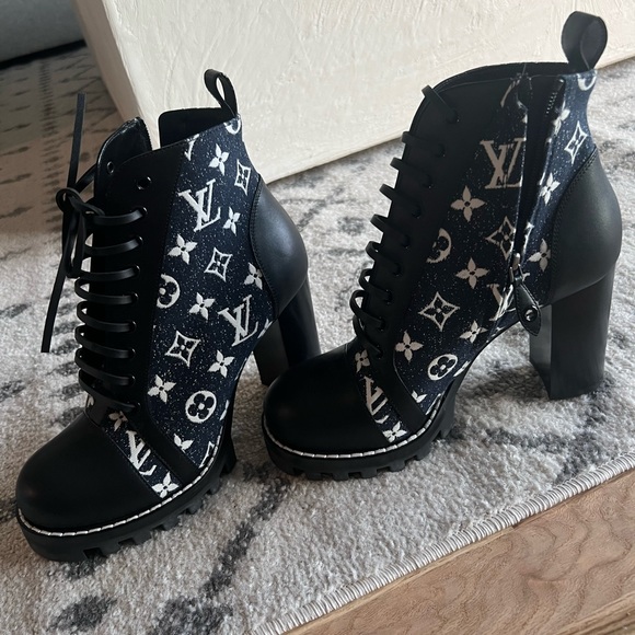 Louis Vuitton Star Trail Ankle Boots Navy - Picture 5 of 6